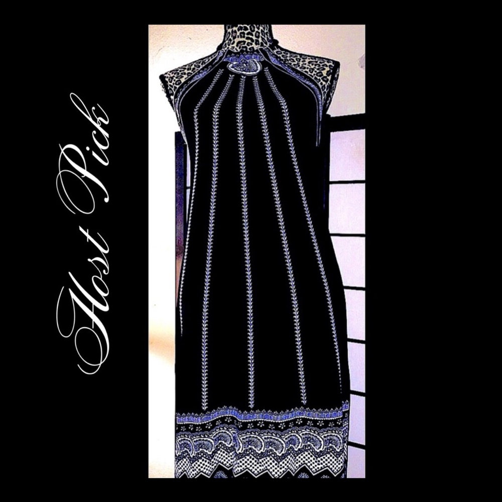 🥳25%off🎂 Max Studio Black and White Backless Dress